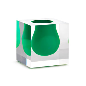   Orange Mini Scoop Vase | Oroa.com