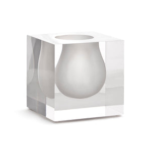   Orange Mini Scoop Vase | Oroa.com