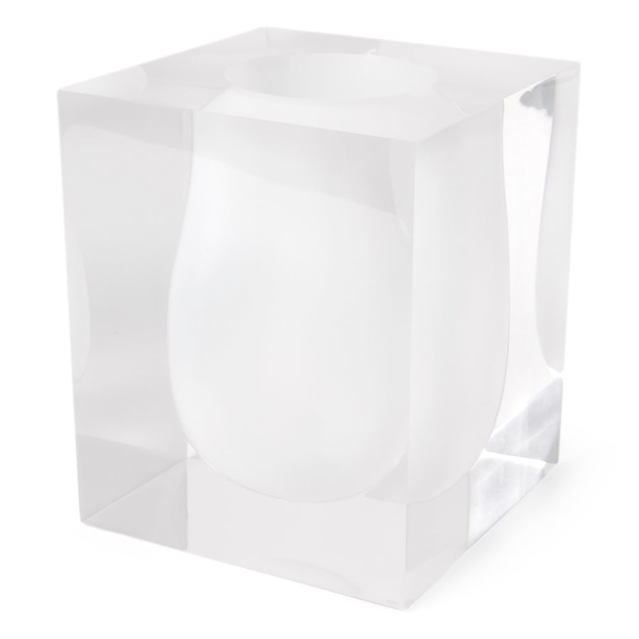   Acrylic Cube Scoop Vase | Oroa.com