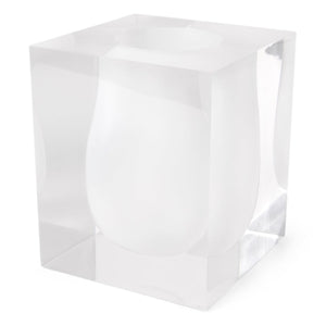   Acrylic Cube Scoop Vase | Oroa.com
