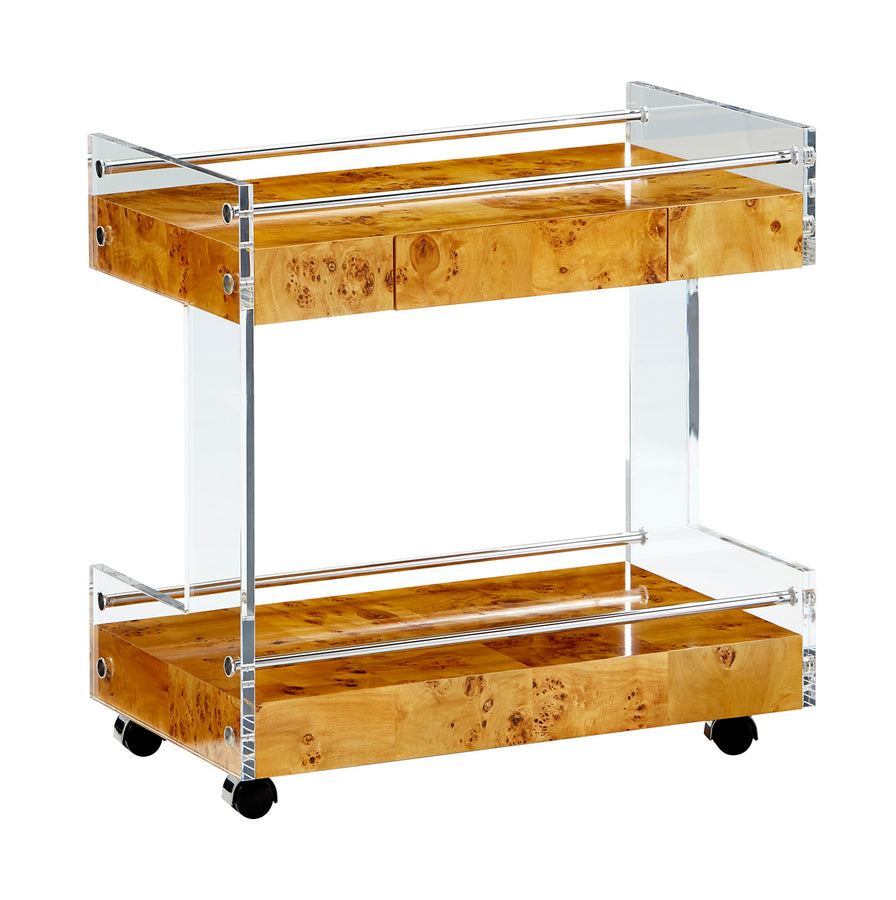   Mappa Wood Bar Cart | Oroa.com