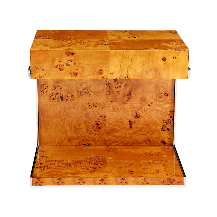  Mappa Wood Cantilevered Side Table | Oroa.com