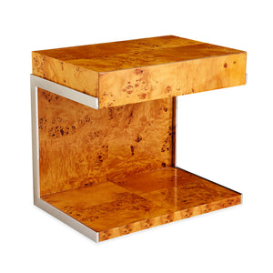   Mappa Wood Cantilevered Side Table | Oroa.com
