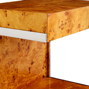   Mappa Wood Cantilevered Side Table | Oroa.com