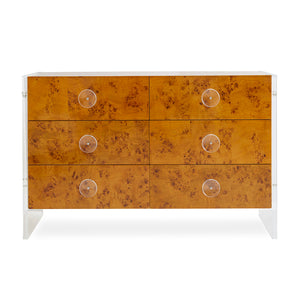   Mappa Wood 6-Drawer Dresser | Oroa.com