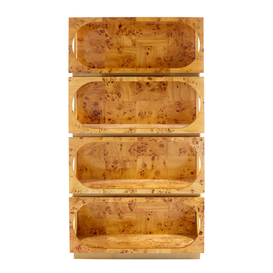   Cut-Out Mappa Wood Cabinet | Oroa.com