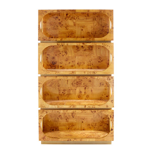   Cut-Out Mappa Wood Cabinet | Oroa.com