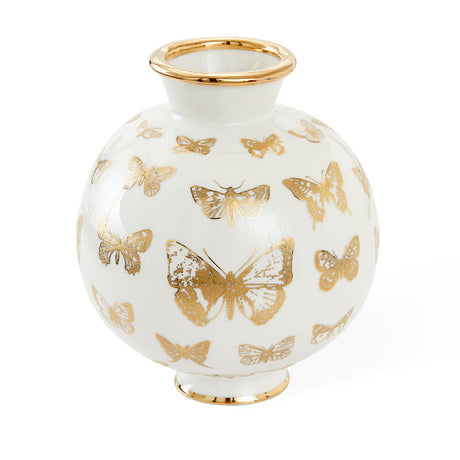   Gold Butterfly Porcelain Vase | Oroa.com