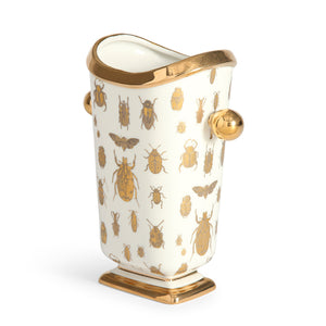   Gold Silhouettes Porcelain Vase | Oroa.com