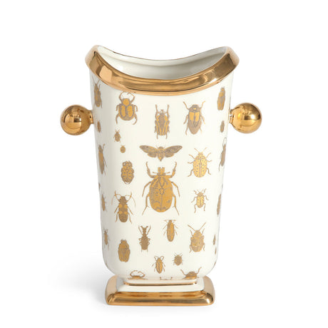   Gold Silhouettes Porcelain Vase | Oroa.com