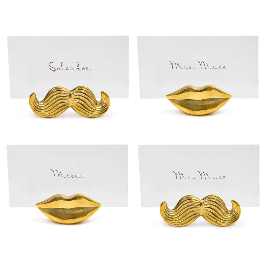   Gold Place Card Holder Set (4) | Oroa.com