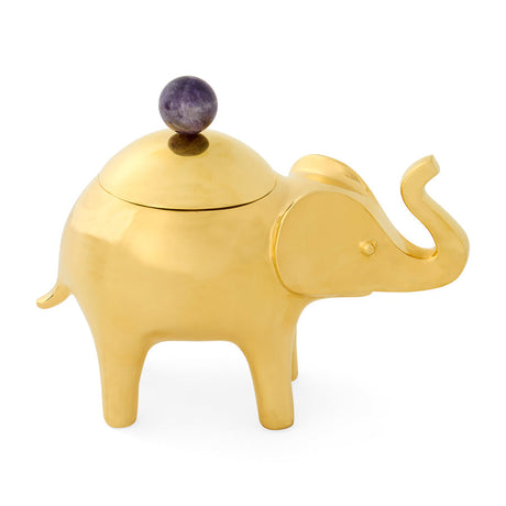   Amethyst Sphere Gold Box | Oroa.com