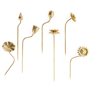   Engraved Brass Flower Bouquet | Oroa.com