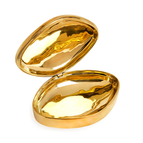   Polished Brass Hinged Pill Box | Oroa.com