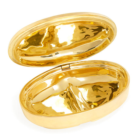   Oval Brass Pill Box | Oroa.com