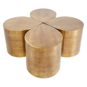   Antique Brass End Table | Oroa.com