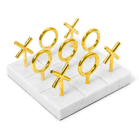   Marble Base Tic-Tac-Toe Set | Oroa.com