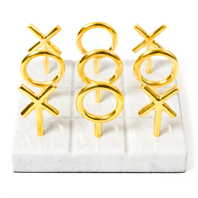 Marble Base Tic-Tac-Toe Set | Jonathan Adler | Oroa.com