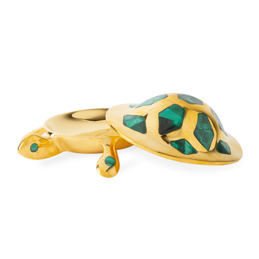   Emerald Malachite Inlaid Box | Oroa.com