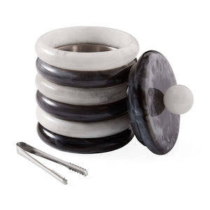   Black & White Ice Bucket | Oroa.com