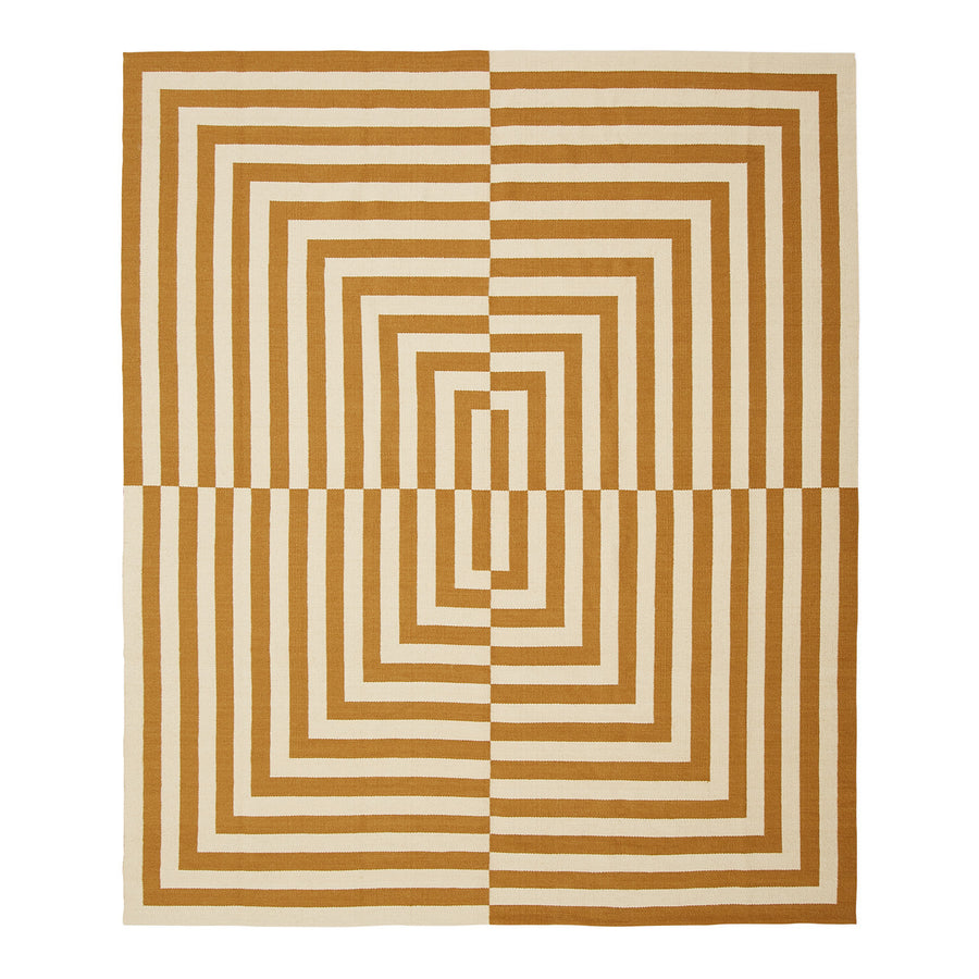   Patterned Wool Flatweave Rug | Oroa.com