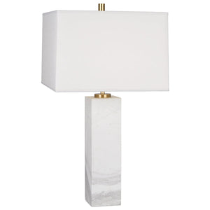  White Marble Table Lamp | Oroa.com