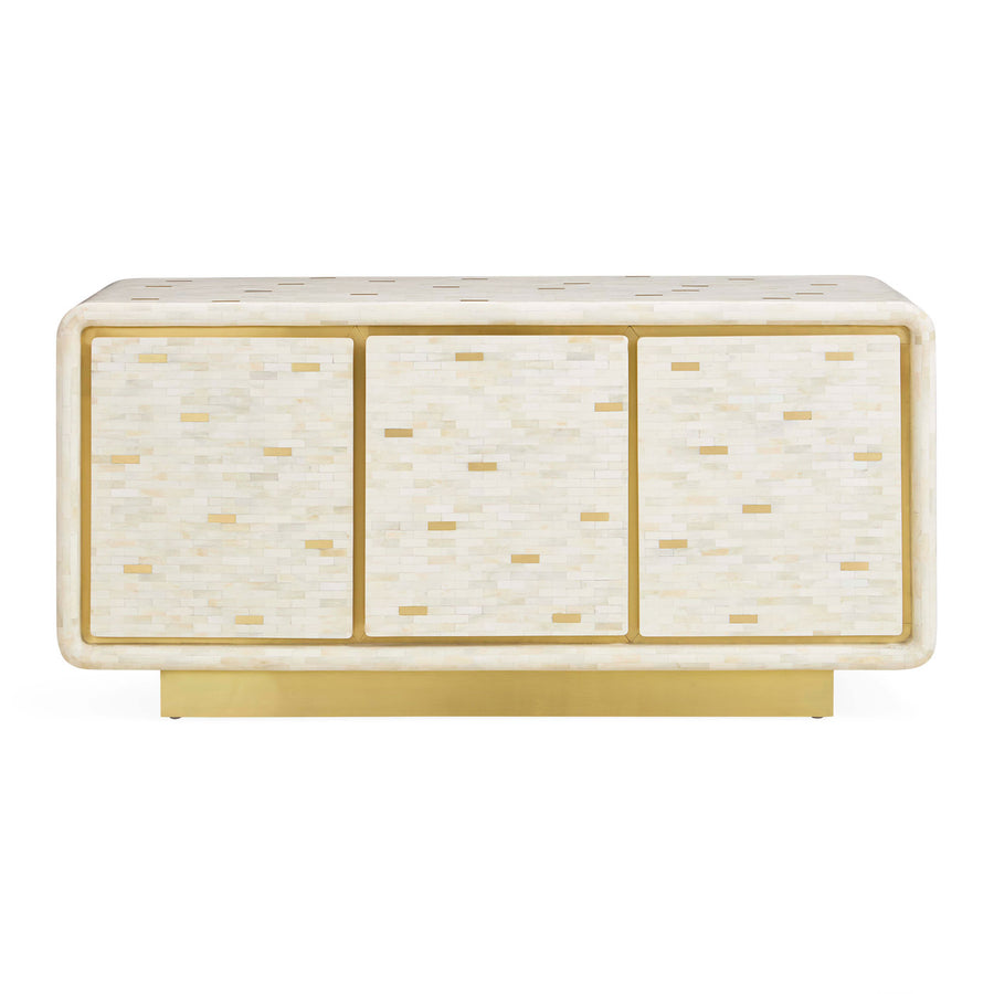  Bone Marquetry 3-Door Sideboard | Oroa.com