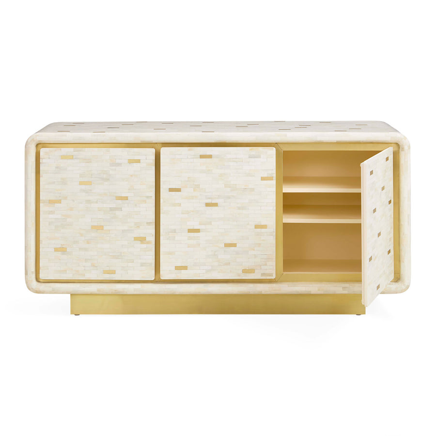  Bone Marquetry 3-Door Sideboard | Oroa.com