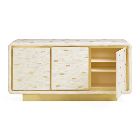   Bone Marquetry 3-Door Sideboard | Oroa.com