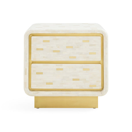  2-Drawer Brick End Table | Oroa.com