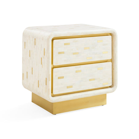   2-Drawer Brick End Table | Oroa.com