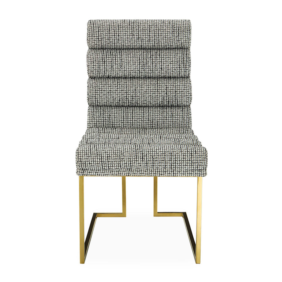   Polished Brass Framed Dining Chair | Oroa.com