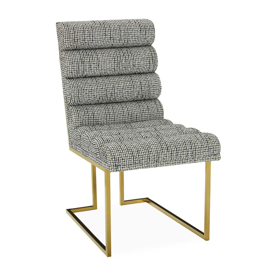   Polished Brass Framed Dining Chair | Oroa.com
