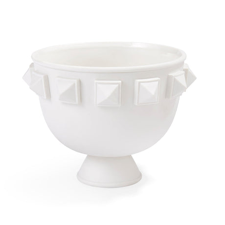   Studded White Porcelain Bowl | Oroa.com