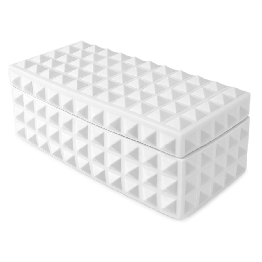   Porcelain Square Studded Box | Oroa.com