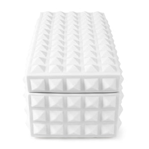   Porcelain Square Studded Box | Oroa.com