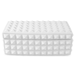   Porcelain Square Studded Box | Oroa.com