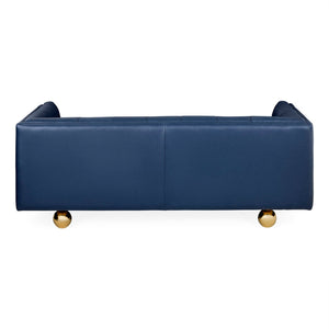  Brass Ball Feet Tufted Sofa | Oroa.com