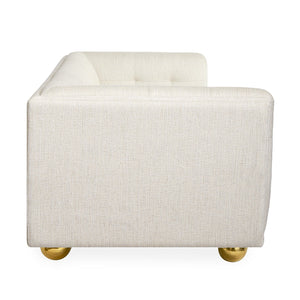   Tufted White Sofa | Oroa.com