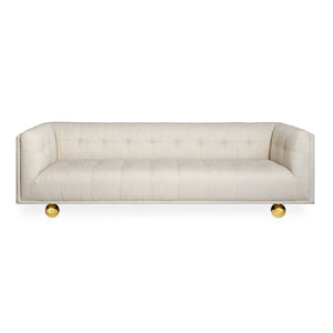   Tufted White Sofa | Oroa.com