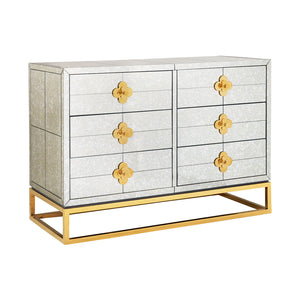   Antique Mirror 6-Drawer Dresser | Oroa.com