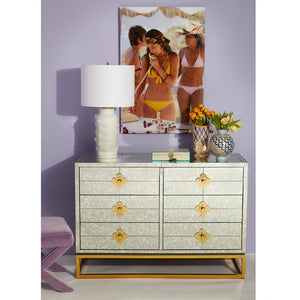   Antique Mirror 6-Drawer Dresser | Oroa.com