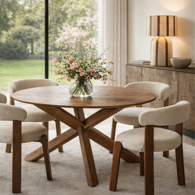   dining chairs beige and wood - www.oroa.com | Oroa.com