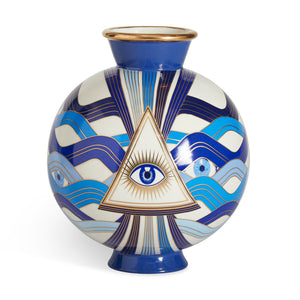   Eye Motif Porcelain Vase | Oroa.com