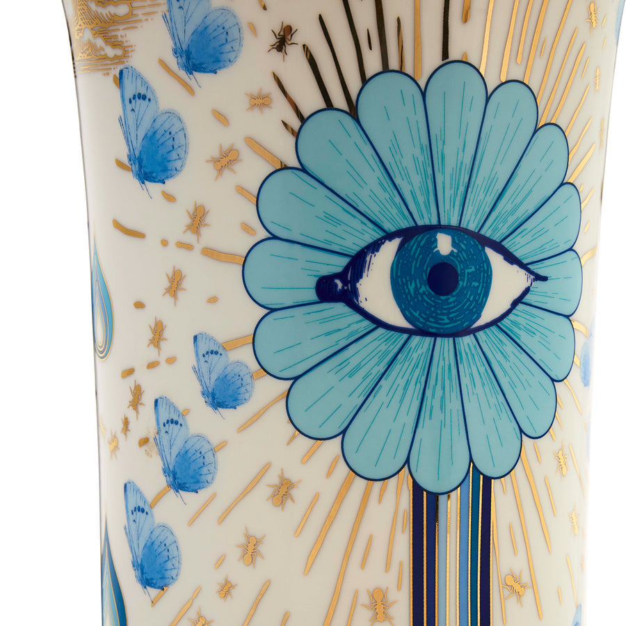   Printed Porcelain Tall Flared Vase | Oroa.com