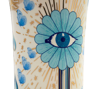   Printed Porcelain Tall Flared Vase | Oroa.com