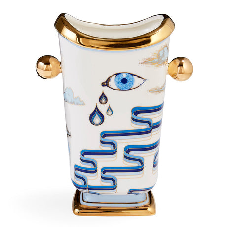   Gilded Porcelain Tall Vase | Oroa.com