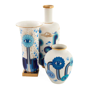   Floral Eye Porcelain Urn | Oroa.com