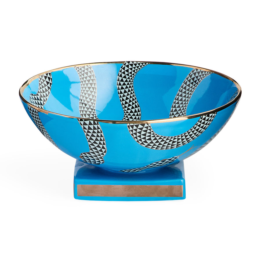   Blue Porcelain Serpent Bowl | Oroa.com