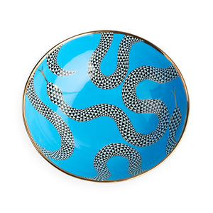   Blue Porcelain Serpent Bowl | Oroa.com